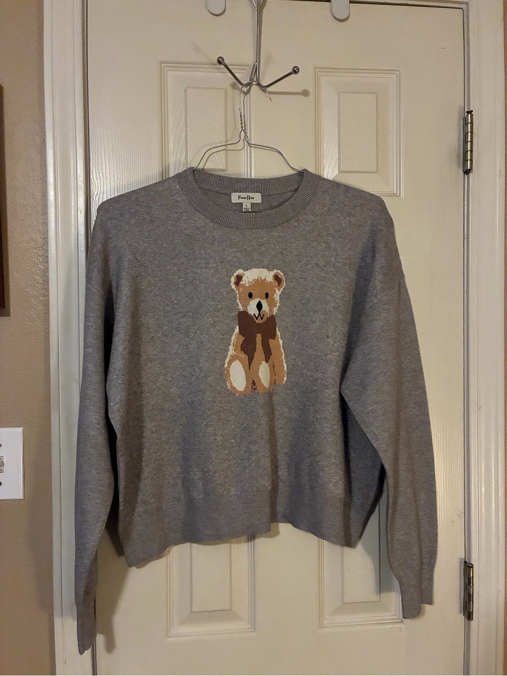 Teddy Crewneck Sweater by Faded Rose nwot never worn